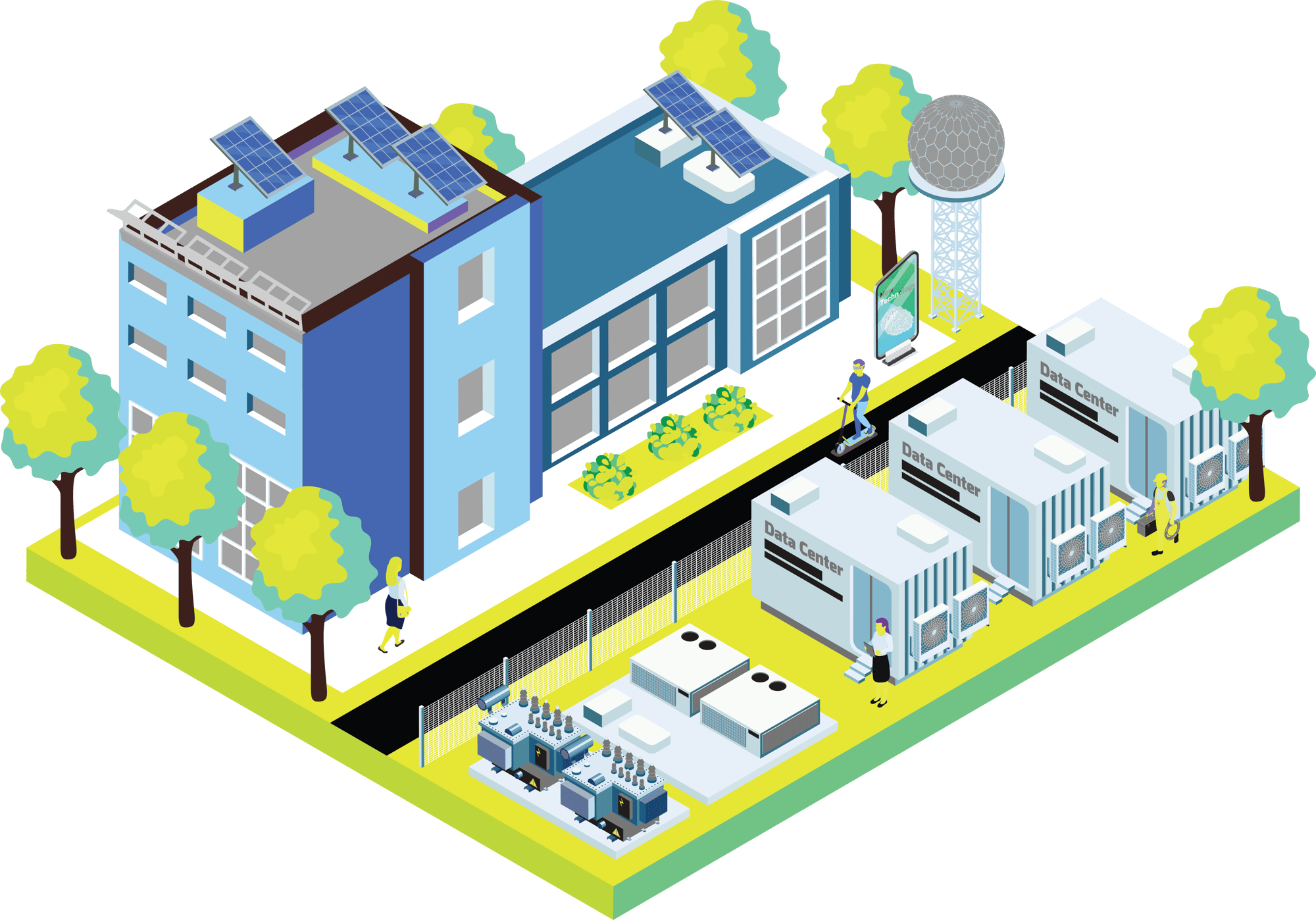 DCP Data Center Illustration + Turbine-1